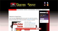 Desktop Screenshot of guitarsavvy.co.uk